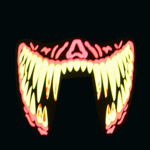 Neon Party Mask | Yellow Tooth