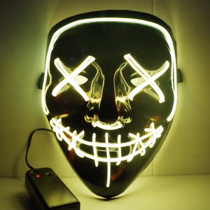 Neon Party Mask | Yellow