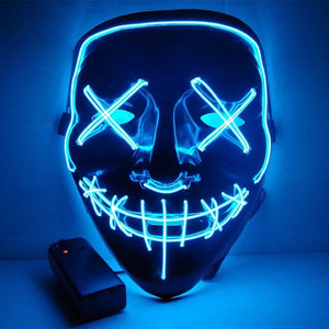 Neon Party Mask | Deep Blue