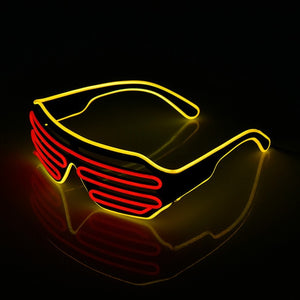 Neon Glasses | Yellow - Red