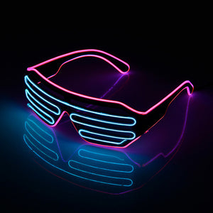 Neon Glasses | Purple - Blue